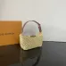 Louis Vuitton Crochet Straw Baguette Bag With Leather Handle Accents size:18×11×6cm #A54068