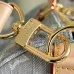 Louis Vuitton Denim Monogram Keepall Bandoulière Bag With Leather Trim And Gold Hardware #A50836