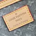 Louis Vuitton Denim Monogram Keepall Bandoulière Bag With Leather Trim And Gold Hardware #A50836