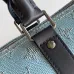 Louis Vuitton Speedy Bandoulière Bag In Light Blue Monogram Canvas With Black Leather Trim #A50808