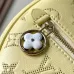 Louis Vuitton Crescent Moon Bags In Light Tones With Embossed Monogram And Charms #A50889