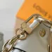 Louis Vuitton Crescent Moon Bags In Light Tones With Embossed Monogram And Charms #A50889