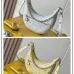 Louis Vuitton Crescent Moon Bags In Light Tones With Embossed Monogram And Charms #A50889