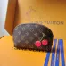 Louis Vuitton Monogram Cosmetic Pouch With Playful Cherry Design For Fashion Lovers #A52105