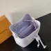 Louis Vuitton Lilac Empreinte Leather Bucket Bag With Braided Chain Handle And Adjustable Strap size:20×20×13cm #A54323