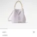 Louis Vuitton Lilac Empreinte Leather Bucket Bag With Braided Chain Handle And Adjustable Strap size:20×20×13cm #A54323