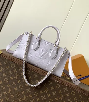 Louis Vuitton M15192 OnTheGo East West Tote Bag - Monogram Empreinte Leather (Purple) with Microchip #A60519