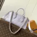Louis Vuitton M15192 OnTheGo East West Tote Bag - Monogram Empreinte Leather (Purple) with Microchip #A60519