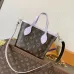 Louis Vuitton M25656 Neverfull Bandoulière Inside Out BB Tote Bag - Purple Monogram Canvas &amp; Leather with Microchip #A60520