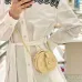 Louis Vuitton Beige Embossed Monogram Round Crossbody Bag With Mini Tag And Strap #A50891