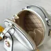 Louis Vuitton Beige Embossed Monogram Round Crossbody Bag With Mini Tag And Strap #A50891
