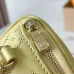 Louis Vuitton White Embossed Monogram Crossbody Bag With Pink Flower Charm And Chain Strap #A50893