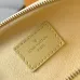 Louis Vuitton White Embossed Monogram Crossbody Bag With Pink Flower Charm And Chain Strap #A50893