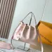 Louis Vuitton Pink Embossed Monogram Handbag Set With Matching Wallet And Charm #A50890