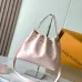 Louis Vuitton Pink Embossed Monogram Handbag Set With Matching Wallet And Charm #A50890