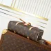 Louis Vuitton Monogram Canvas Cylinder Bag - Luxury Top-Handle Handbag with Gold-Tone Lock &amp; Signature Hardware M47031 #A58357