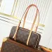Louis Vuitton Monogram Canvas Cylinder Bag - Luxury Top-Handle Handbag with Gold-Tone Lock &amp; Signature Hardware M47031 #A58357