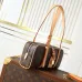 Louis Vuitton Monogram Canvas Cylinder Bag - Luxury Top-Handle Handbag with Gold-Tone Lock &amp; Signature Hardware M47031 #A58357