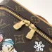 Louis Vuitton Monogram Canvas Vanity Case - Limited Edition with Cute Winter Cartoon Motif &amp; Gold-Tone Zippers M26647 #A58361