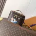 Louis Vuitton Monogram Canvas Vanity Case - Limited Edition with Cute Winter Cartoon Motif &amp; Gold-Tone Zippers M26647 #A58361