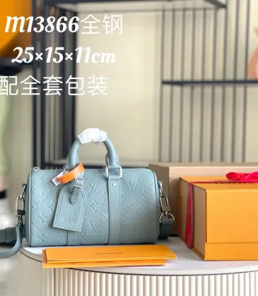 Louis Vuitton Speedy Bandoulière Bag In Embossed Leather With Adjustable Strap size:25×15×11cm #A53755