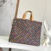 Louis Vuitton Colorful Damier Canvas Tote Bag With Brand Emblem And Charm #A51007