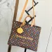 Louis Vuitton Colorful Damier Canvas Tote Bag With Brand Emblem And Charm #A51007
