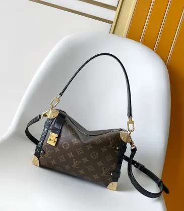 N30010 Getaway Side Trunk Croc Trim Monogram Shoulder Crossbody Handbag #A65980 N30010 Getaway Side Trunk Croc Trim Monogram Shoulder Crossbody Handbag #A65980