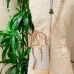 Louis Vuitton Mini Bucket Bag Set In Light Monogram Canvas With Matching Pouch And Strap #A50830