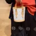 Louis Vuitton Mini Bucket Bag Set In Light Monogram Canvas With Matching Pouch And Strap #A50830