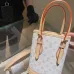 Louis Vuitton Mini Bucket Bag Set In Light Monogram Canvas With Matching Pouch And Strap #A50830