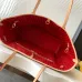 Louis Vuitton Neverfull Bandoulière Inside Out Medium Handbag With Chip Red #A54902
