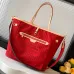 Louis Vuitton Neverfull Bandoulière Inside Out Medium Handbag With Chip Red #A54902
