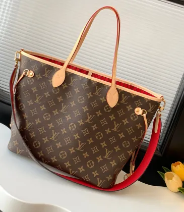  Neverfull Bandoulière Inside Out Medium Handbag With Chip Red #A54902