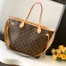 Louis Vuitton Neverfull Bandoulière Inside Out Medium Handbag Yellow #A54901