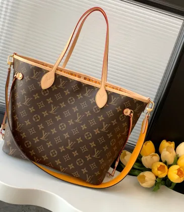  Neverfull Bandoulière Inside Out Medium Handbag Yellow #A54901