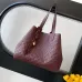 Louis Vuitton Neverfull MM Tote Bag (2 Colors) – Black/Burgundy Monogram Empreinte Leather with Gold-Tone Lock #A59173