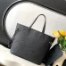 Louis Vuitton Neverfull medium shopping bag Handbag With Chip All Black #A54897