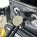 Chic Black Louis Vuitton Bucket Bag With Embossed Strap And Functional Design For Fashionistas #A49796