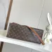 Louis Vuitton Monogram Canvas Tote Bag With Brown Leather Trim And Detachable Strap #A50837