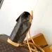Louis Vuitton Monogram Canvas Backpack With Contrast Leather Flap And Top Handle #A50432