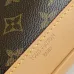 Louis Vuitton Monogram Canvas Backpack With Contrast Leather Flap And Top Handle #A50432