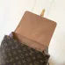 Louis Vuitton Monogram Canvas Backpack With Contrast Leather Flap And Top Handle #A50432