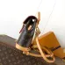 Louis Vuitton Monogram Canvas Backpack With Contrast Leather Flap And Top Handle #A50432