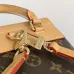 Louis Vuitton Monogram Canvas Backpack With Contrast Leather Flap And Top Handle #A50432