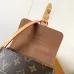 Louis Vuitton Monogram Canvas Backpack With Contrast Leather Flap And Top Handle #A50432