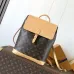 Louis Vuitton Monogram Canvas Backpack With Contrast Leather Flap And Top Handle #A50432