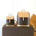 Louis Vuitton Monogram Canvas Backpack With Contrast Leather Flap And Top Handle #A50432