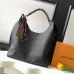 Louis Vuitton Sac Carmel Black Handbag With Chip #A54893