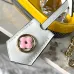 Louis Vuitton White Perforated Monogram Crossbody Bag With Pink Flower Accent And Mixed Straps #A50892
